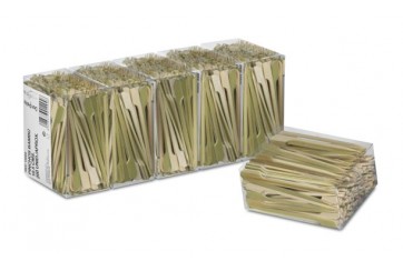 Pack de 5 paquetes de 200 Pinchos bambú de 10,5 cms.
