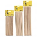 Pack de 10 paquetes de 100 Brochetas bambú de 20 cms.