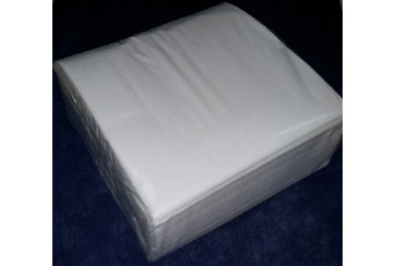 Caja de 2400 Servilletas tissue 2 capas 40x40 cms. blancas