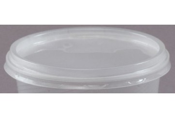 Caja de 500 Tapas tarrinas plástico transparentes 500 c.c.