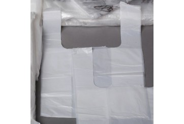 Paquete de 1 Kg. de Bolsas camiseta 35x50 cms. GG.90 blancas