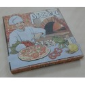 Paquete de 100 Cajas pizza microcanal 30x30+3,5 cms.